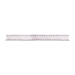 Трос English Braids Racing Pro DS100ProWt Ø10мм 4650кг 24пряди из белого Dyneema и полиэстера