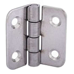 Euromarine 004414 Квадратный шарнир из нержавеющей стали 2 единицы Grey 80 x 63 mm