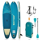 Wattsup pb-wmar125 Надувной комплект для падлбординга Marlin 12.5 Blue / Beige 100x46x46 378 cm/86 cm
