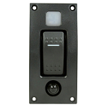 Talamex 14576029 Switchpanel Curved Add On Switch (Изогнутая панель переключения) On-Off Черный Black