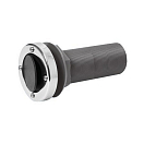 Купить Штуцер для слива в море прямой резьба 1"1/2-11BSP из армированного стекловолокном полиамида с обратным клапаном и нержавеющей головкой, Osculati 17.395.45 7ft.ru в интернет магазине Семь Футов