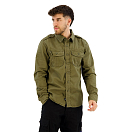 Купить Brandit 9373-1-4XL Рубашка с длинным рукавом Vintage Зеленый Olive 4XL 7ft.ru в интернет магазине Семь Футов