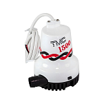 Помпа трюмная TMC 03606/TMC-0366-24V 24В 4А 1500GPH(95л/мин) под шланг Ø29,5мм осушительная центробежного типа