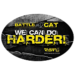 Black cat 9949031 Battle Cat Sticker Черный  Black
