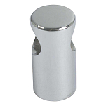 Foresti & suardi 2929737 Central Поддержка торцевой крышки поручня Silver 25 x 65 mm 