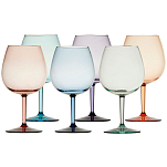 Набор бокалов для вина Marine Business Party 16933 Ø115мм 205мм 650мл 6шт из разноцветного экозена