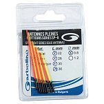 Garbolino GOMAM0190-F08OY Поплавок Antena Fiber Set 0.80 mm 8 Единицы Red / Yellow 22-26-30-36 mm