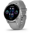 Купить Garmin 010-02496-10 Venu 2 Plus Часы Серый  Grey / Silver 7ft.ru в интернет магазине Семь Футов