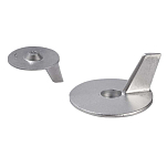 Tecnoseal 2626952 20-25-40-50HP цинковый ребристый анод  Silver 103 x 95 x 50 mm 