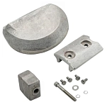 Recmar reckitomccobrazn Комплект цинковых анодов OMC Cobra Grey 5x20x27