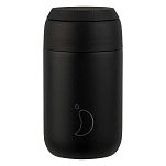 Chilly C340S2ABLK Coffee Mug Series 2 340ml Термос из нержавеющей стали Черный Black