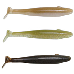 Gan craft 728904107 Bariki Shad Мягкая приманка 122 mm 18g Золотистый Kinokuni Lemon