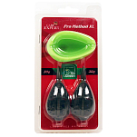 Carp expert 58705060 Pro Method Go Green XL Устройство подачи+форма Бесцветный Light Green / Green 60 g