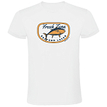 Kruskis CA65500601C074 Футболка с коротким рукавом Fresh Tuna Белая White 3XL