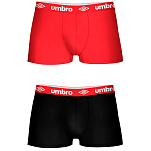 Umbro T041-1-S Боксёр 3 Единицы Черный  Black / Red S