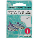 Купить Ragot 201821021 Cristal Blue Barbless SA9012BL Связанные Крючки 0.35 m 0.080 mm Серый 18  7ft.ru в интернет магазине Семь Футов