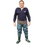 Shakespeare 1280621 Sigma Nylon Hip Wader Серый  Grey / Green EU 44 