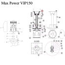 Купить Гайка винтового привода Max Power 312047 для ПУ VIP 150 7ft.ru в интернет магазине Семь Футов