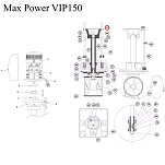 Гайка винтового привода Max Power 312047 для ПУ VIP 150