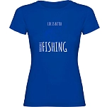 Kruskis 11502241xxlc419 Футболка с коротким рукавом Life Is Better Fishing Royal Blue 30x25x2 2XL