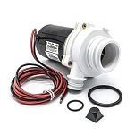 Jabsco z38572-0092 Бесшумный туалетный насос E2 12V Black / White 25x15x15