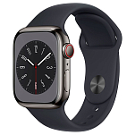 Apple MNJJ3TY/A Watch Series 8 GPS+Cellular 41 Mm Серый  Graph Stain Mid