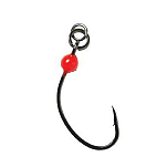Savage gear SVS72339 GPS 1X Ring Rigged Hotspot Зубчатый Крюк 8 единицы Красный Silver 2