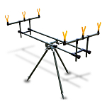 Lineaeffe 6313035 Rod Pod Set 3 Rods Черный  Black