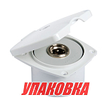 Короб с быстроразъемным штуцером, квадратный, белый (упаковка из 4 шт.) Osculati 16-441-18_pkg_4