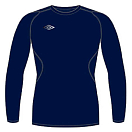 Купить Umbro 62537U-Y70-XL Базовый слой с длинным рукавом Basela Crew Core Голубой Dark Navy XL 7ft.ru в интернет магазине Семь Футов