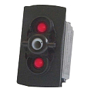 Купить Pros 10418258 Button On-Off-On Черный  Red (24V DC) Double Pole  7ft.ru в интернет магазине Семь Футов