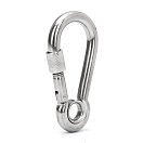 Карабин с закрытым глазком и замком / Длина: 140 мм