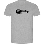 Kruskis CA66900258K039 Футболка с коротким рукавом Catfish ECO Серый Heather Grey M