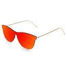 Купить Ocean sunglasses 23.6 поляризованные солнцезащитные очки Genova Space Flat Revo Red Metal Gold Temple/CAT3 7ft.ru в интернет магазине Семь Футов