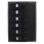Euromarine 001644 ABS 6 Позиции Водонепроницаемый Электрические Панель Black 190 x 133 mm