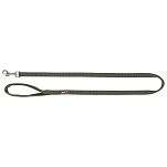 Trixie 200233 поводок для собак Premium 20 mm  Olive / Green M–L