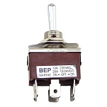 Bep marine SW-32123 DPDT 10A 12V 6-32 Винт Терминалы Вкл-Выкл-Вкл Двойной Полюс Переключать выключатель Silver / Black