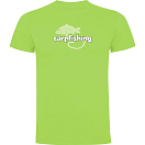 Купить Kruskis CA65500228K038 Футболка с коротким рукавом Carpfishing Зеленый Light Green M 7ft.ru в интернет магазине Семь Футов