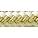 Купить Seachoice 50-41891 Fender Line 6 mm Double Braided Nylon Rope Белая Gold / White 1.8 m  7ft.ru в интернет магазине Семь Футов
