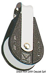 Одношкивный блок на усиленных шарикоподшипниках с неподвижным креплением Viadana Wind Speed 45 мм 370 - 950 кг 10 мм, Osculati 55.067.10