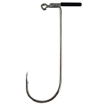 Gamakatsu 140331-00400-00000-00 Drop Shot Jig 90 Крючки С Одним Глазком Серый Nickel 4/0 