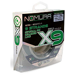 Nomura NM33007018 BTL X9 Плетеный 150 M Зеленый  Moss Green 0.180 mm 