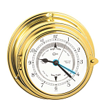 Часы-иллюминатор с показателем приливов Barigo Yacht 621MSTT 150x60мм Ø100мм из полированной латуни