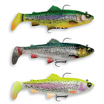 Savage gear 74001 4 Trout Rattle Shad Мягкая приманка 170 mm 80g Green / Silver