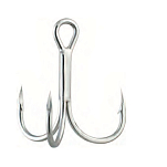 Daiwa 14601010 Cutting Point Крюк Серебристый  Nickel 10 