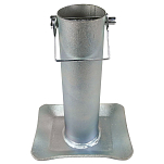 Seachoice 50-53321 Jack Foot Трубка Серебристый  Silver 2000 Lbs 