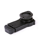 Talamex 85922185 Скользящий сливной клапан Черный Black 12 mm 