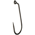 Mustad J60XAP-TX-4-25H Hard Head Техасский Крюк 25 единицы измерения Silver 4