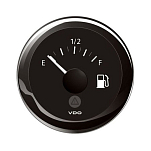 Аналоговый индикатор уровня топлива VDO Veratron ViewLine A2C59514085 Ø52мм 8-32В 0–90Ом шкала E-1/2-F чёрного цвета