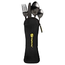 Купить Ridgemonkey RM-DLX-CS244-UNIT Набор столовых приборов DLX Four Pack Silver / Black 7ft.ru в интернет магазине Семь Футов